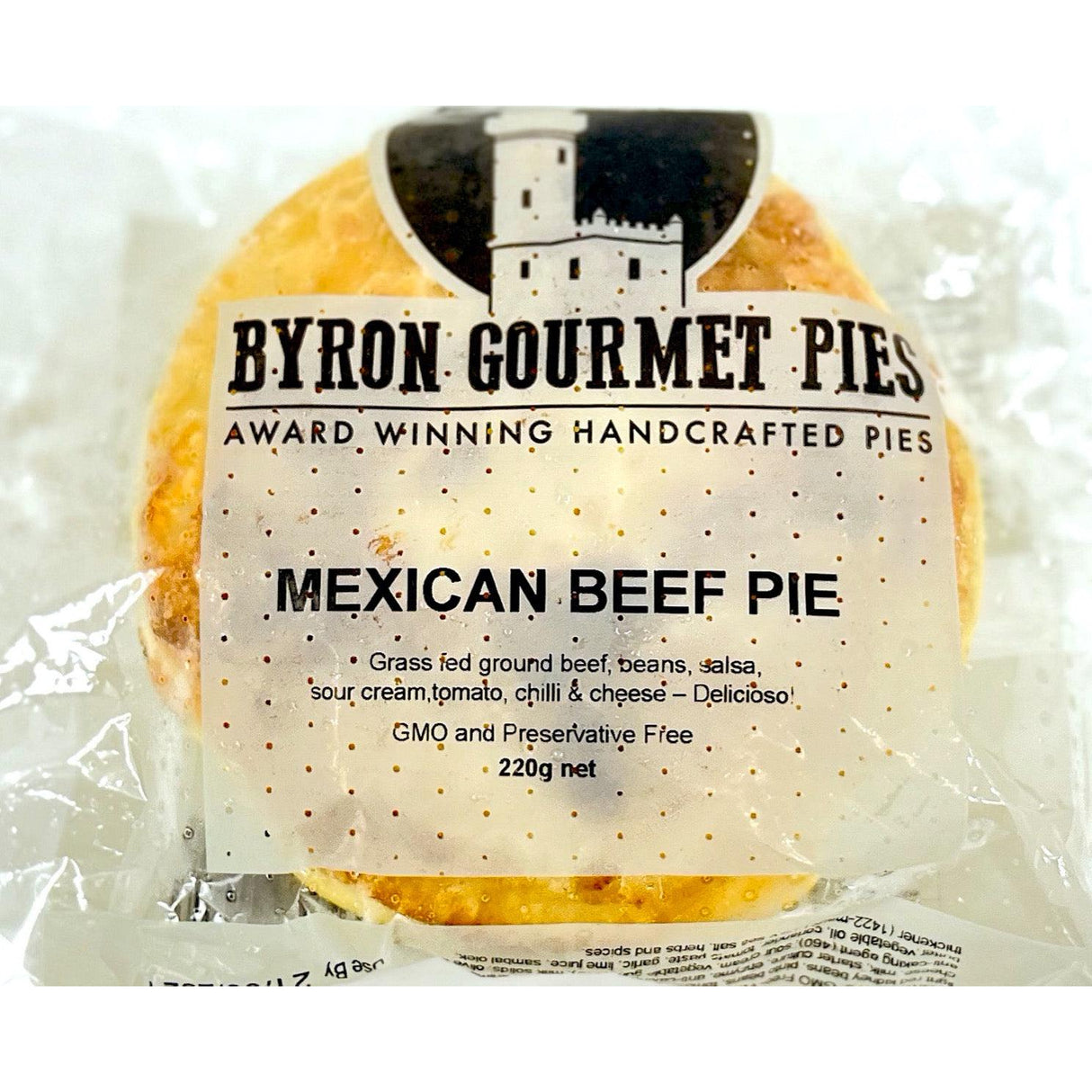 Byron Gourmet Mexican Beef Pie 220g