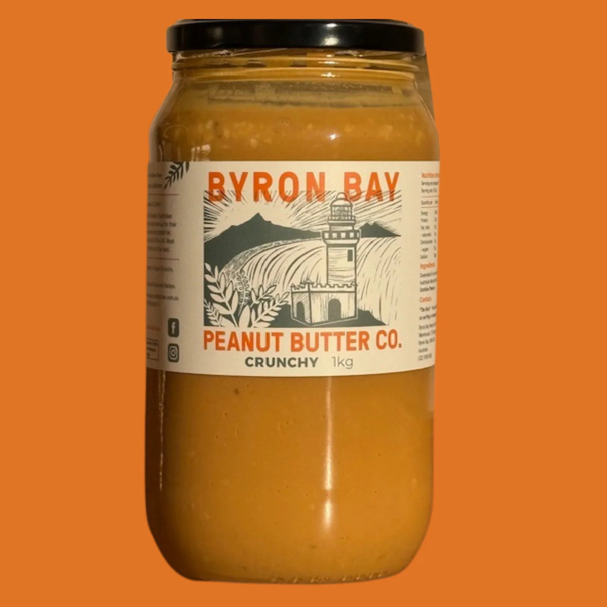 Byron Bay Peanut Butter - Crunchy 1kg