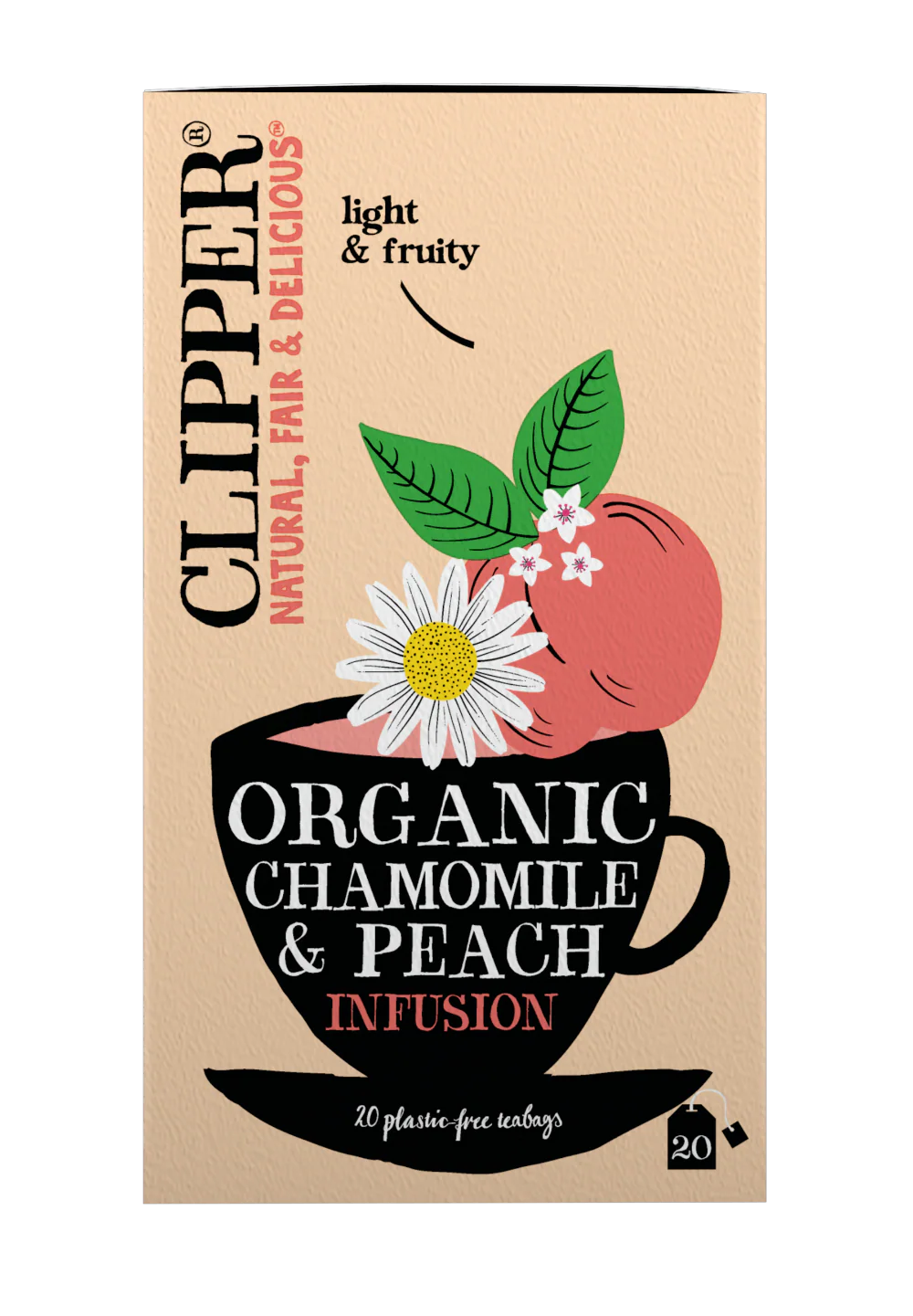 Clipper Organic Chamomile & Peach Tea x 20tb