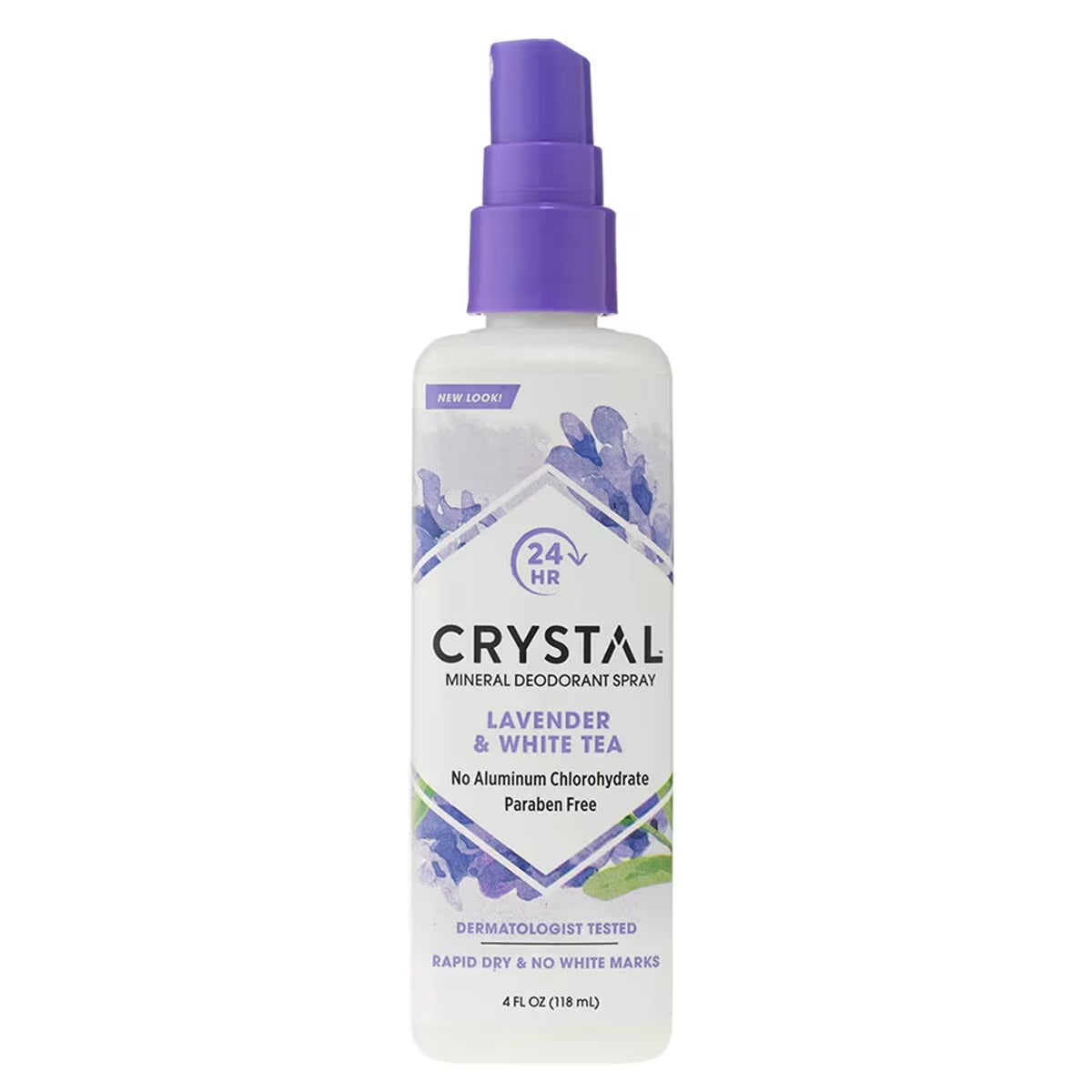 CRYSTAL Deo Spray Lavender White Tea 118ml