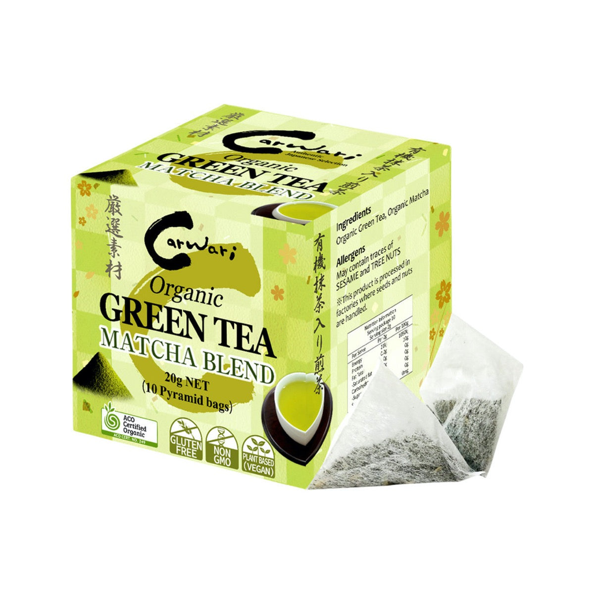 Carwari Green Tea Matcha 10tb