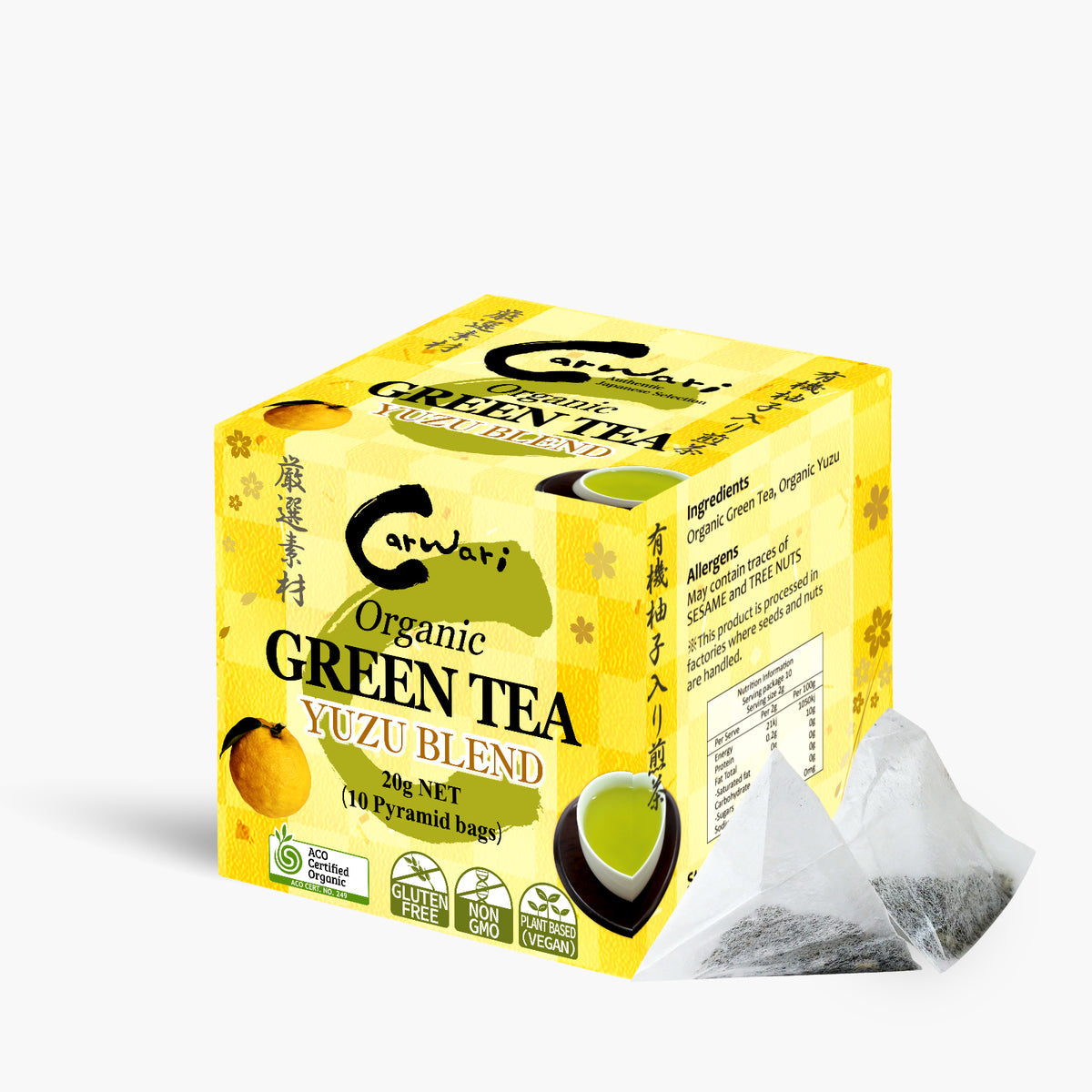 Carwari Green Tea Yuzu 10tb