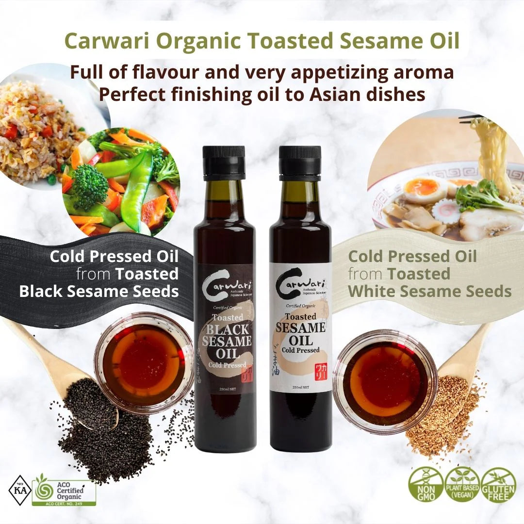 Carwari Organic Toasted Sesame Oil 250ml