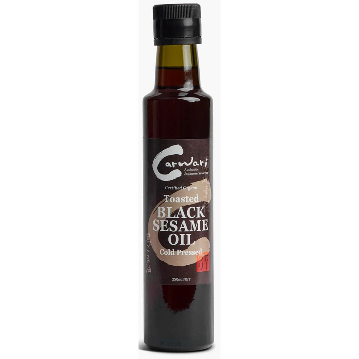 Carwari Organic Black Toasted Sesame Oil 250ml