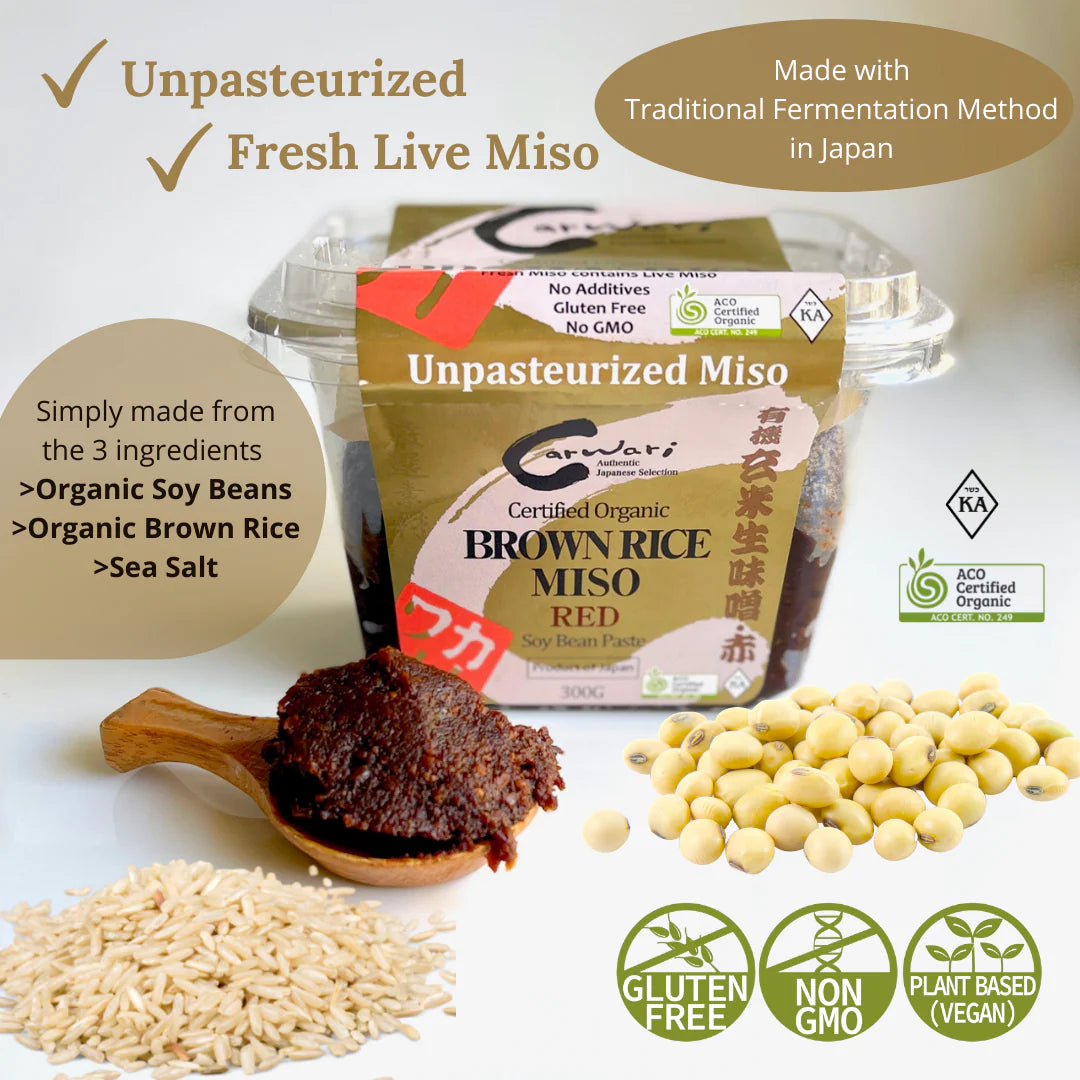 Carwari Organic Brown Rice Miso 300g