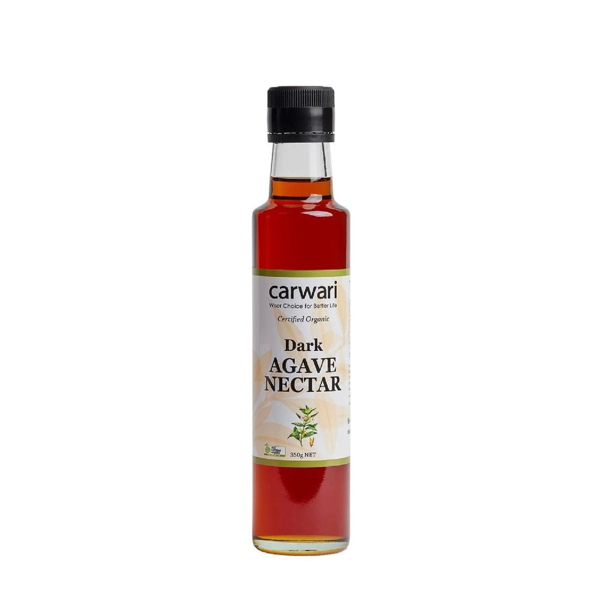 Carwari Organic Dark Agave Nectar 350g