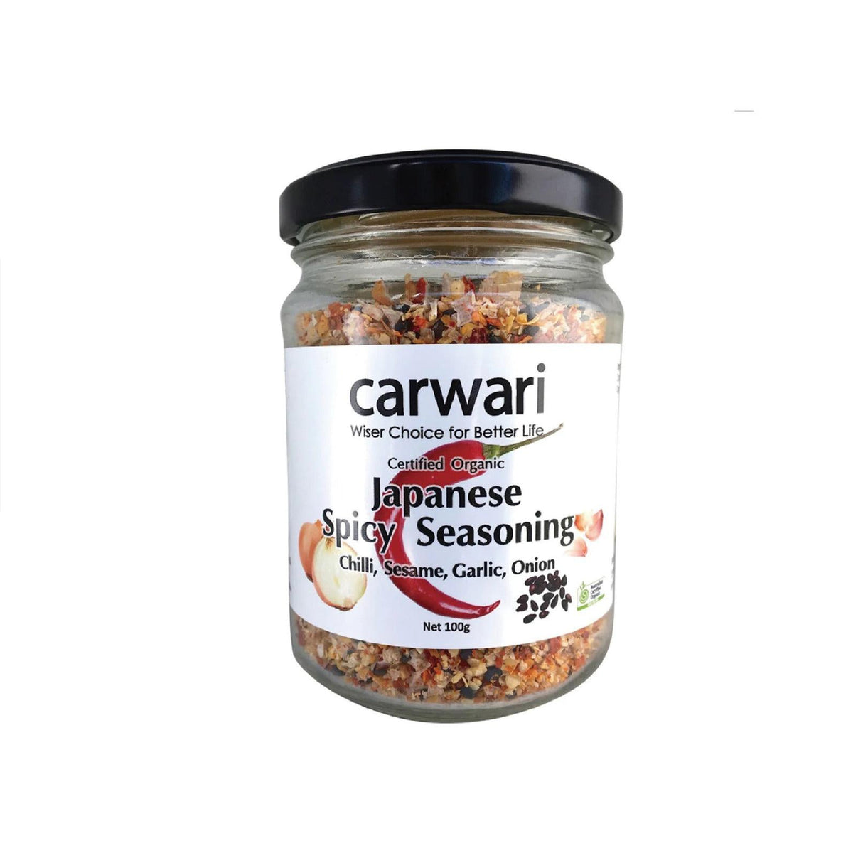 Carwari Organic Japanese Spicy Seasoning 100g
