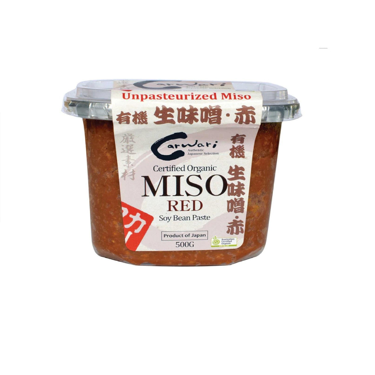 Carwari Organic Miso Paste Red 500g