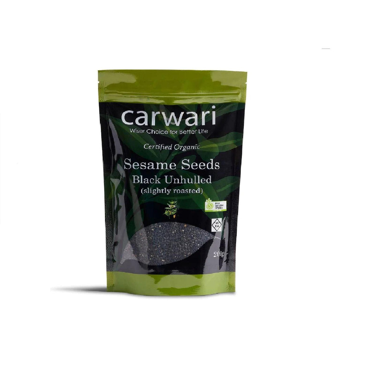 Carwari Organic Sesame Black Unhulled 200g