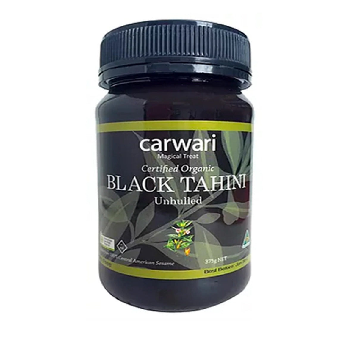 Carwari Organic Tahini Black Unhulled 375g