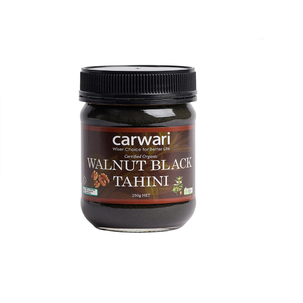 Carwari Organic Walnut Black Tahini 250g