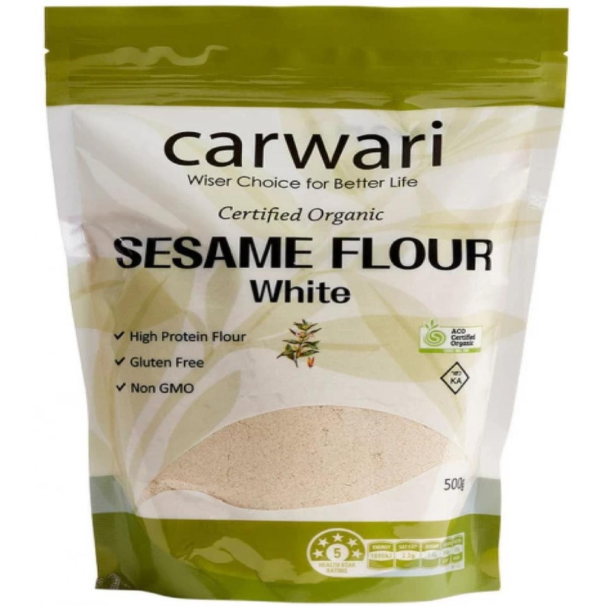 Carwari Organic White Sesame Flour 500g