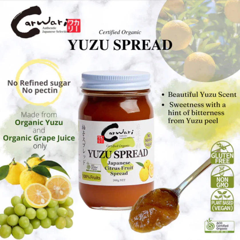 Carwari Organic Yuzu Spread 260g