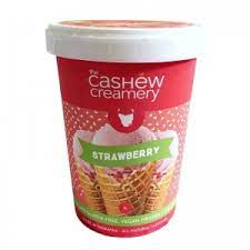 Cashew Creamery Strawberry Tub 1L