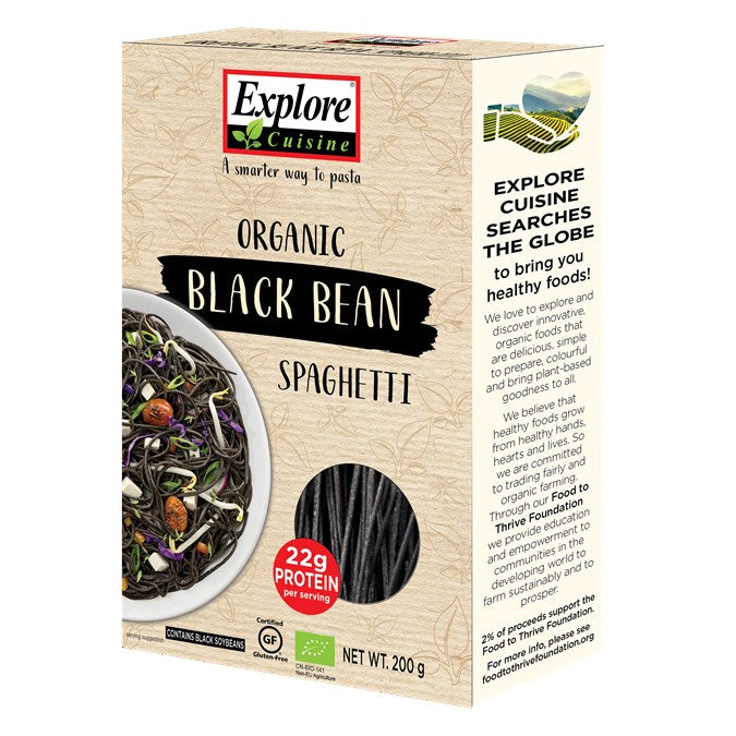 Ceres Organics Black Beans Spaghetti Boxed 200g