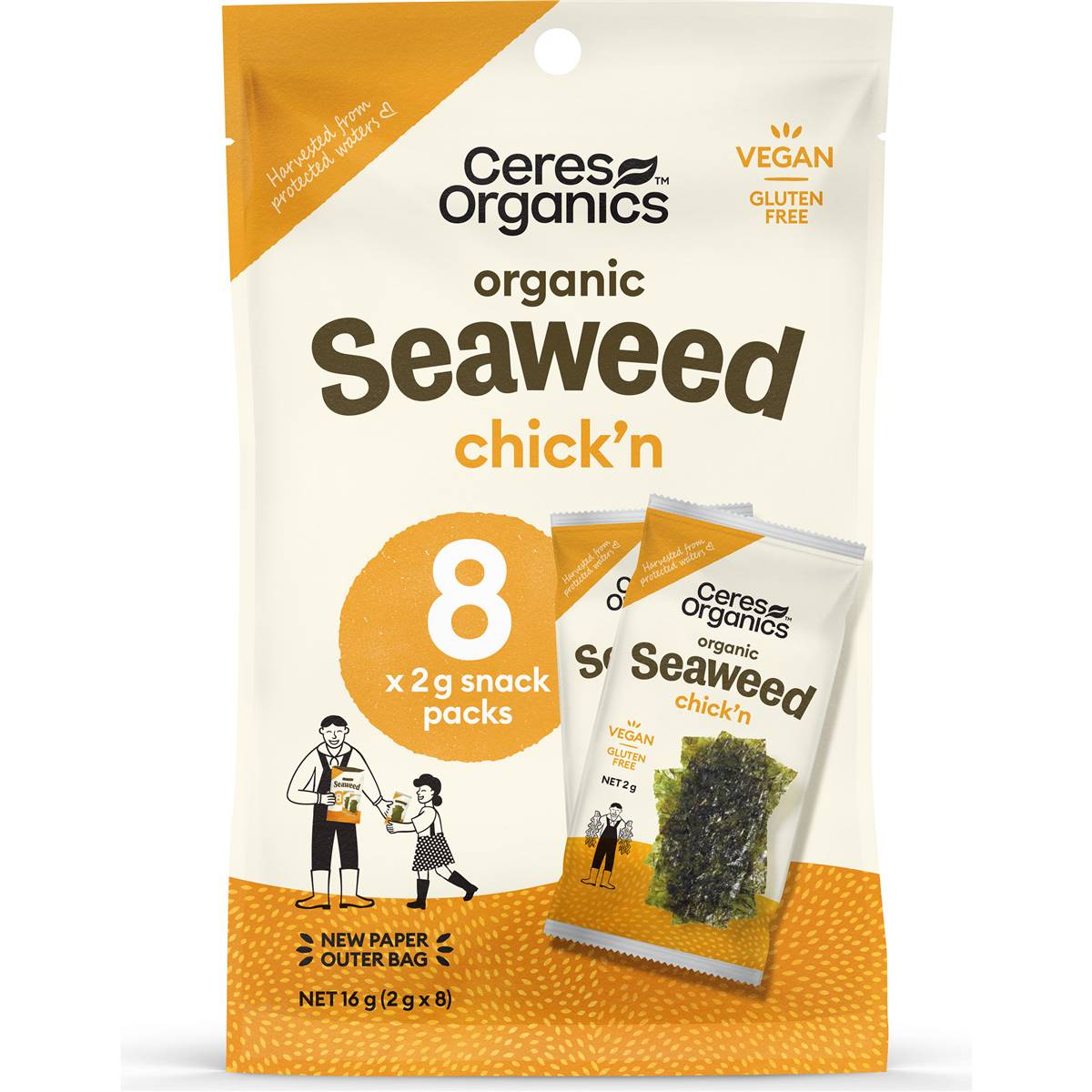 Ceres Organics Ceres Seaweed Chick'n 8X2g