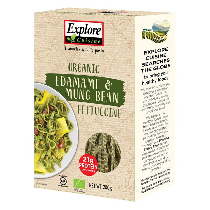 Ceres Organics Edamame And Mung Beans Fettucine Boxed 200g