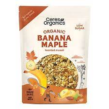 Ceres Organics Muesli Banana Maple 500g
