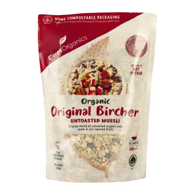 Ceres Organics Muesli Bircher Original (Stand Up Pouch) 700g