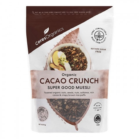 Ceres Organics Muesli Cacao Crunch 525g