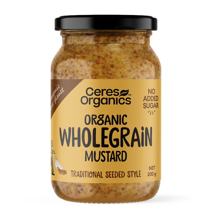 Ceres Organics Mustard Wholegrain 200g