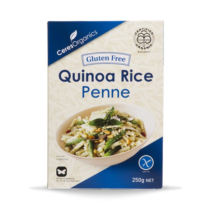Ceres Organics Pasta Penne Quinoa 250g