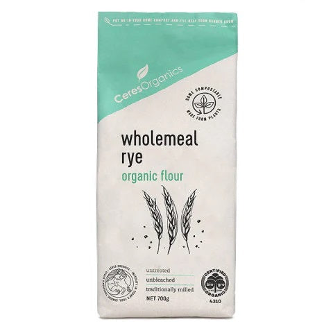 Ceres Organics Wholemeal Rye Flour 600g