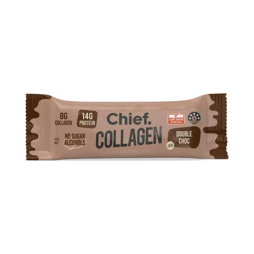 Chief Collagen Protein Double Choc Bar 45g