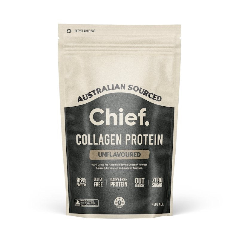 Chief Grass-fed Collagen Protein Powder - Unflavoured 450g