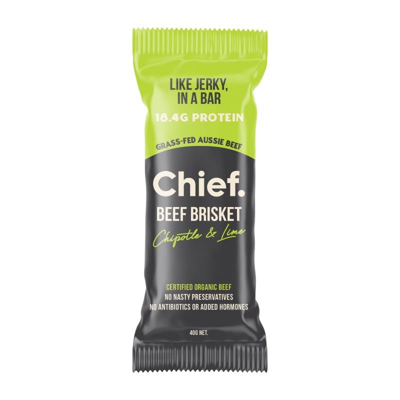 Chief Organic Beef Bars - Chipotle & Lime 40g