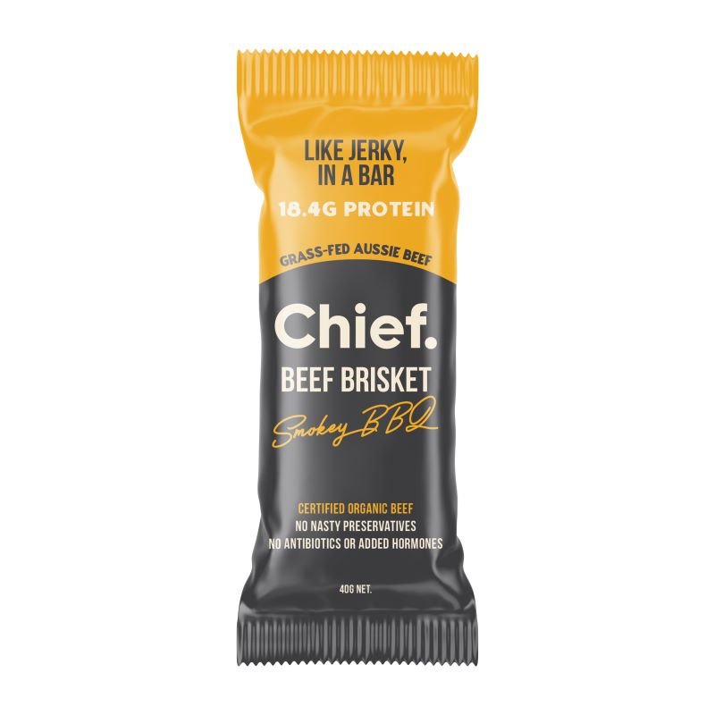 Chief Organic Beef Bars - Smokey BBQ 40g