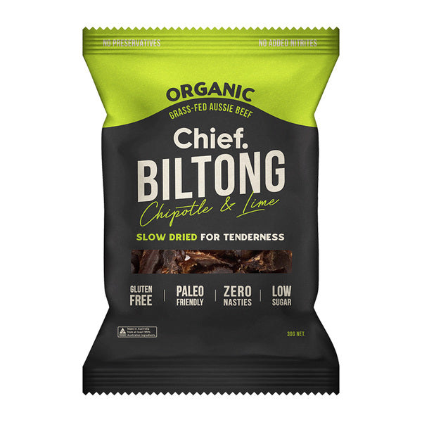 Chief Organic Biltong - Chipotle & Lime 30g