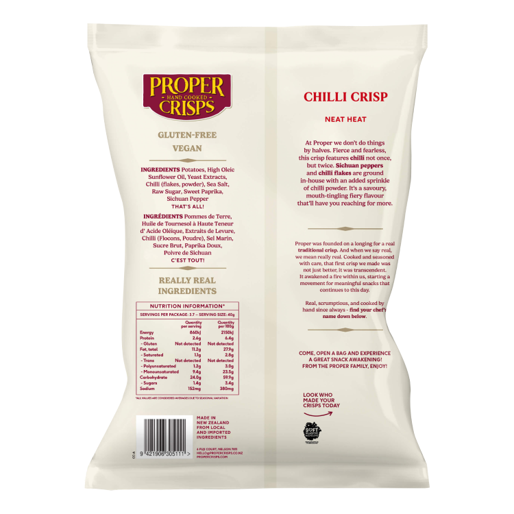 Proper Crisps Chilli Crisp 150g