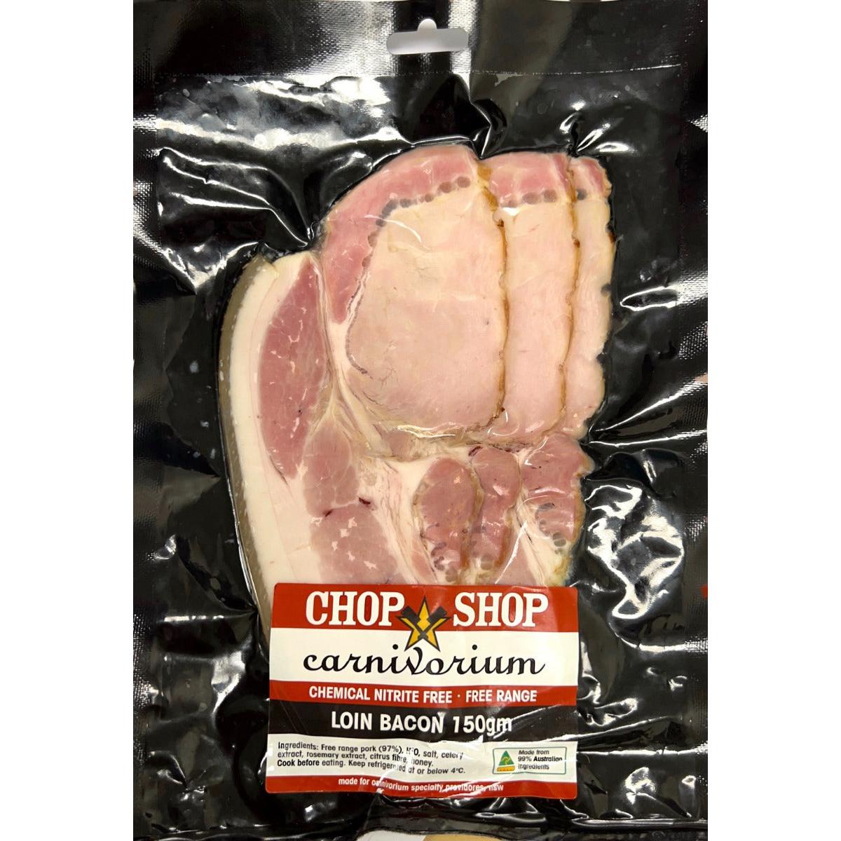 Chop Shop Loin Bacon 150g