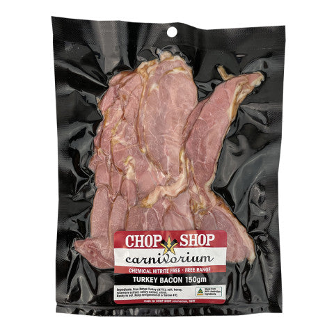 Chop Shop Nitrite-Free Turkey Bacon 150g