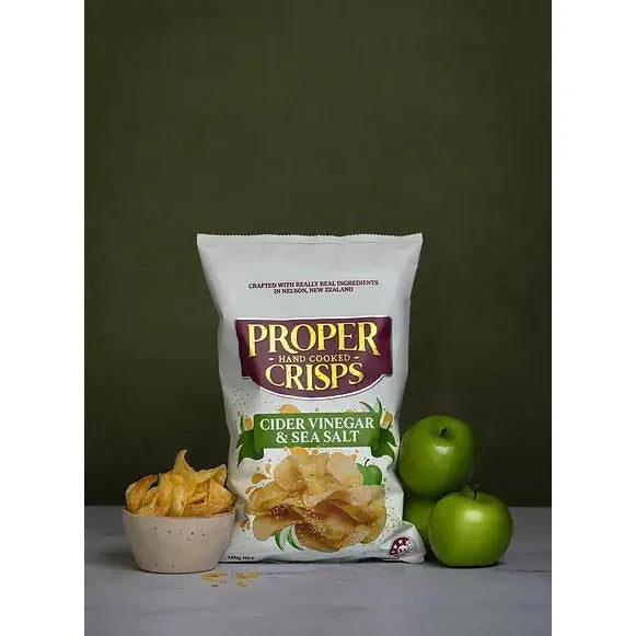 Proper Crisps Cider Vinegar & Salt 140g
