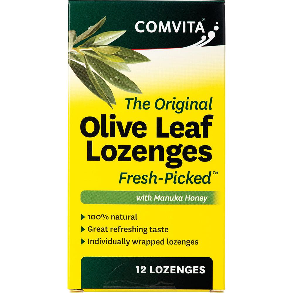 Comvita Olive Leaf Extract Lozenges with Manuka Honey 12