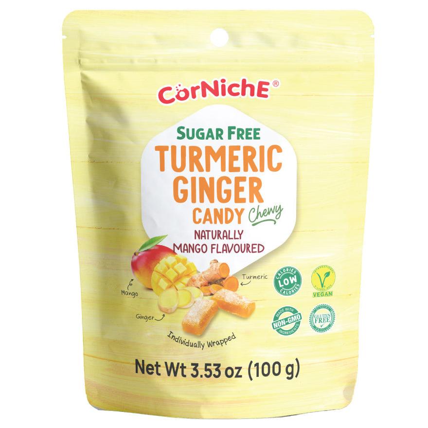 Corniche Sugar Free Turmeric Ginger Mango 100g