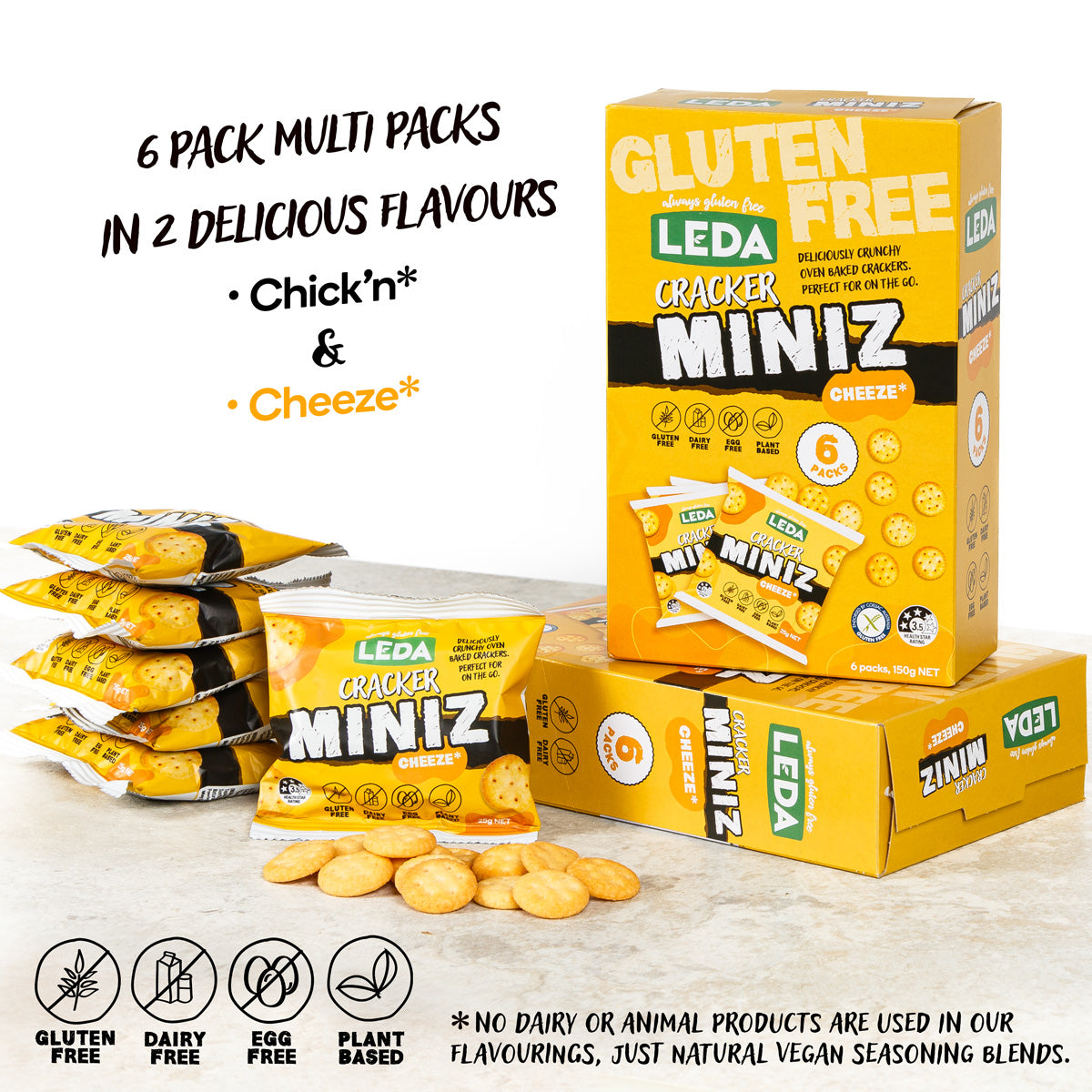 Cracker MINIZ Cheeze Multi 6x25g