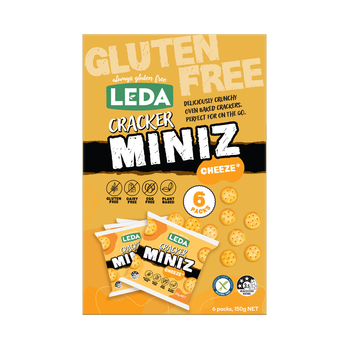 Cracker MINIZ Cheeze Multi 6x25g