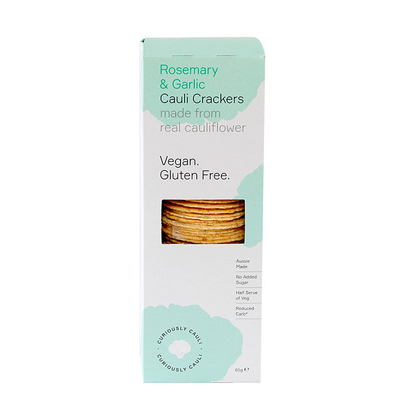 Curiously Cauli Rose & Garlic Cracker 65g