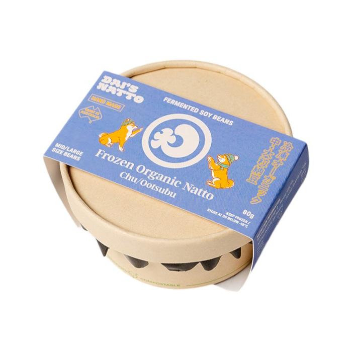 Dai's Natto Frozen Organic Natto Chu/Ootsubu 80g