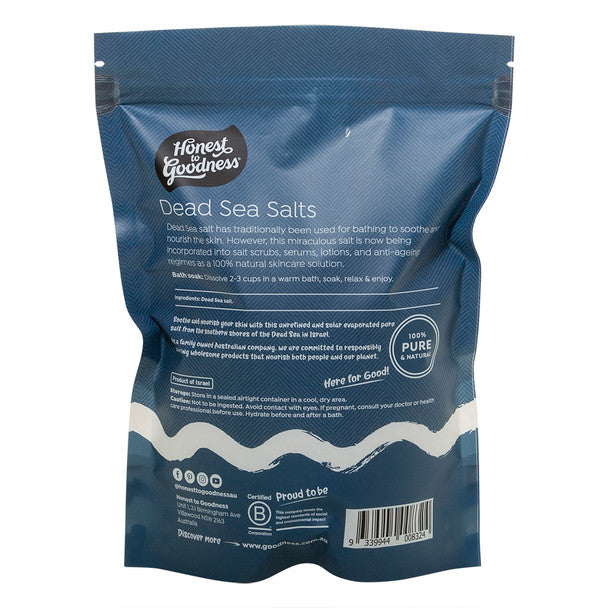 Honest to Goodness Dead Sea Salt - Coarse 1kg