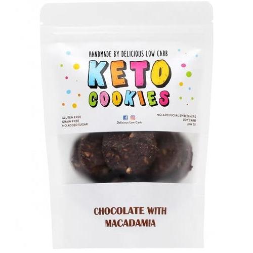 Delicious Low Carb Keto Cookies Chocolate 100g