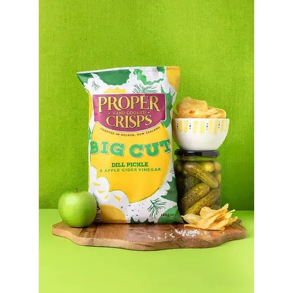 Proper Crisps Big Cut Dill Pickle 140g
