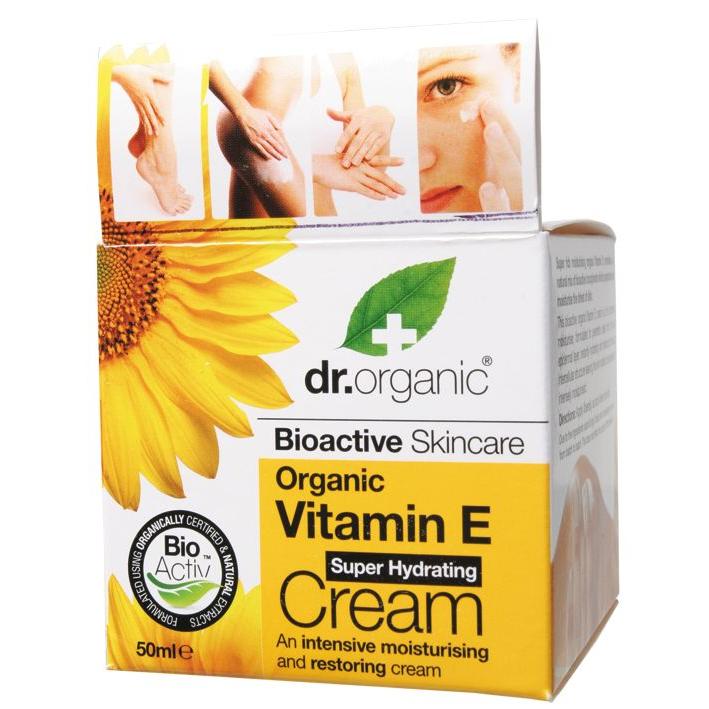 Dr Organic Hydrating Cream Vitamin E 50ml