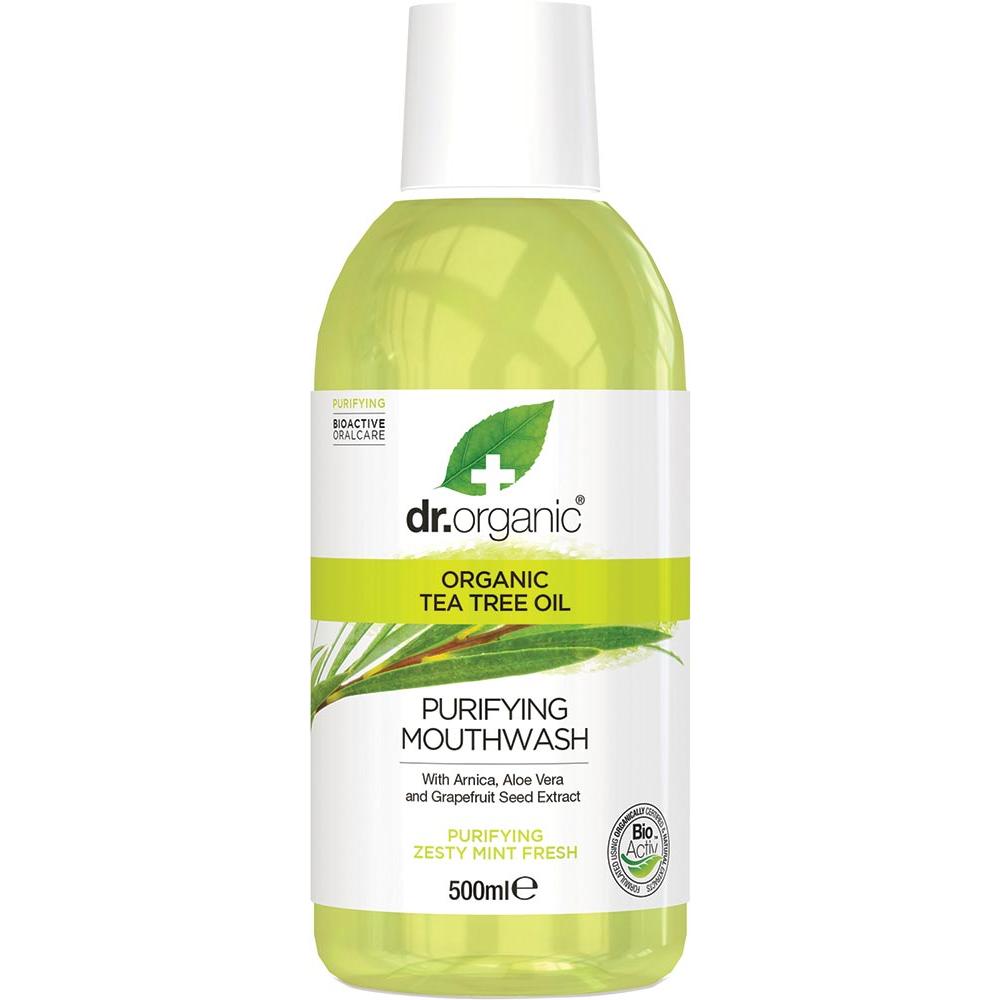 Dr Organic Mouthwash Tea Tree 500ml