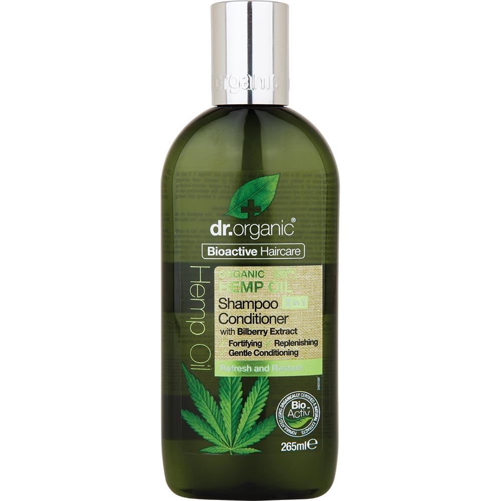 Dr Organic Shampoo Conditioner 2 in 1 Hemp Oil 265ml