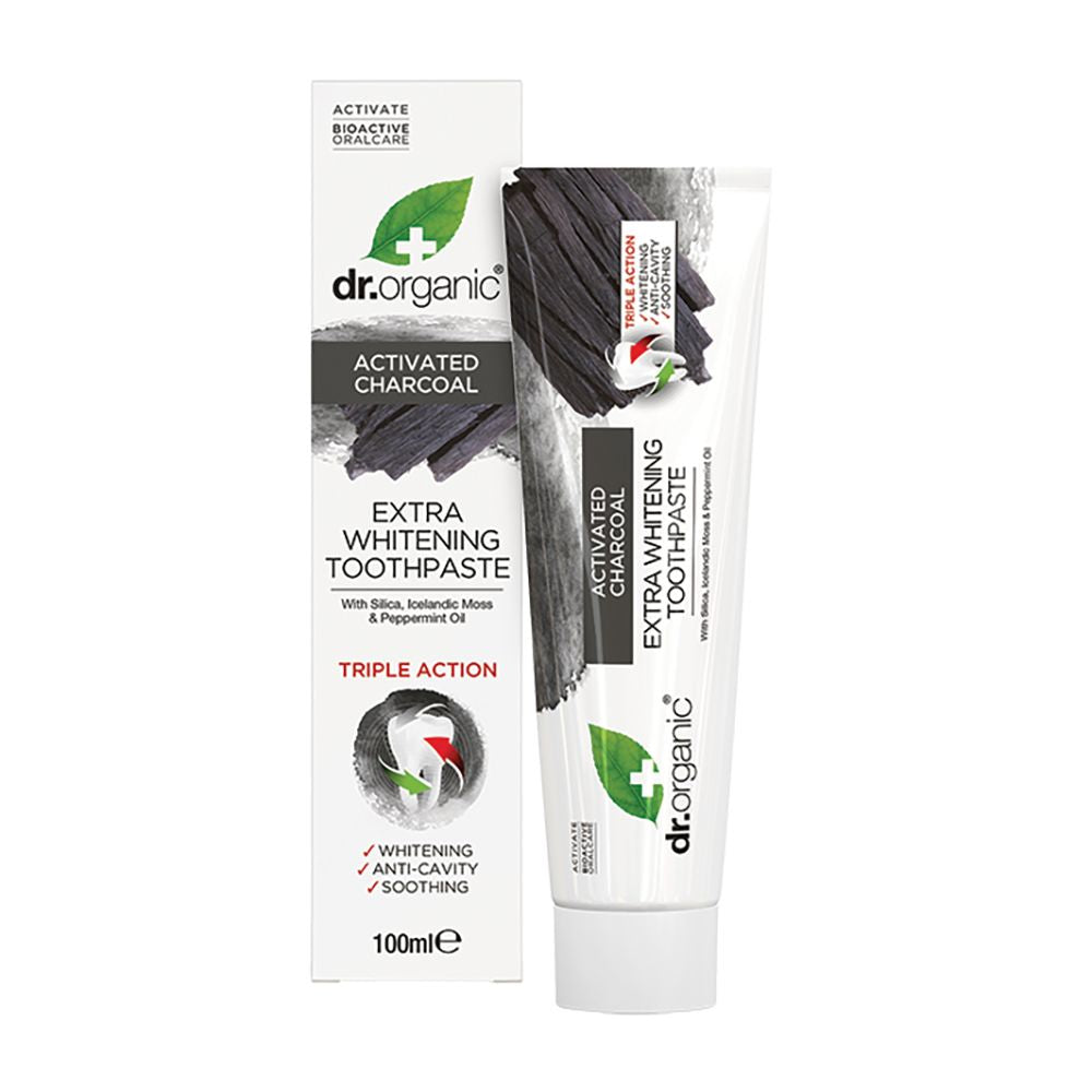 Dr Organic Toothpaste Charcoal 100ml