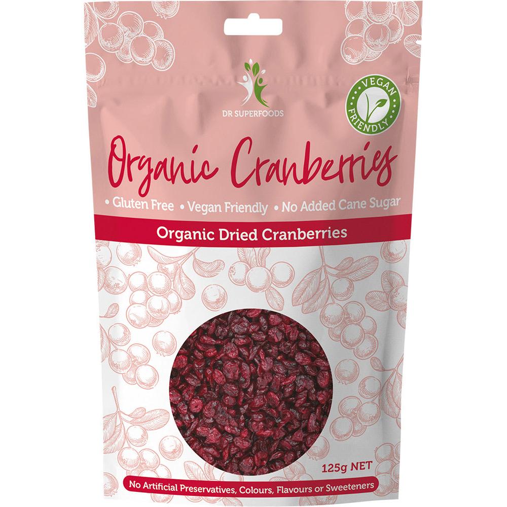 Dr Superfoods Dried Cranberries 125g